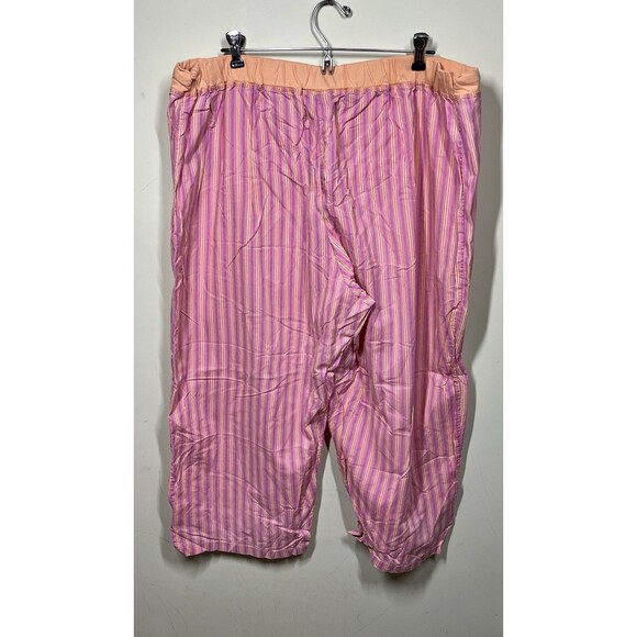 Vtg Disney Eeyore Xing Sz 2X Multicolored Striped Pajama Capri Pants Loungewear - Picture 5 of 8